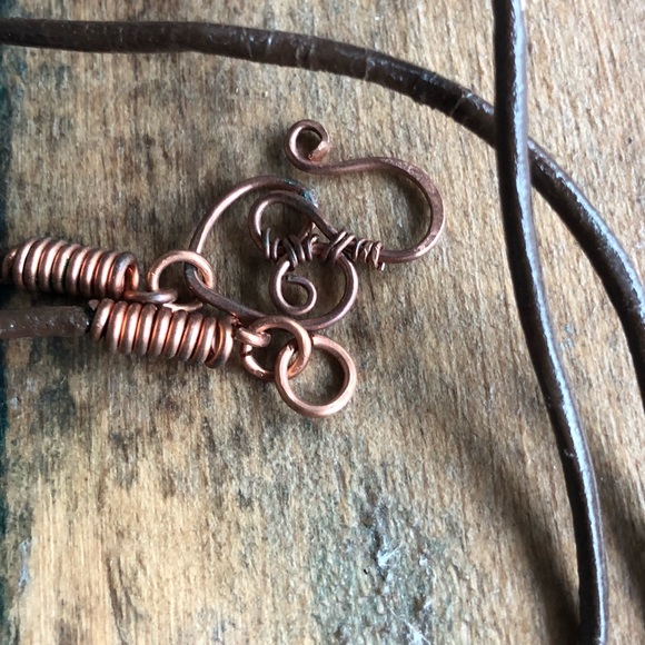 Wire wrapped Birdseye Jasper Handmade - Picture 2 of 4